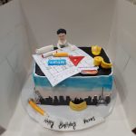 Architect’s Blueprint Cake