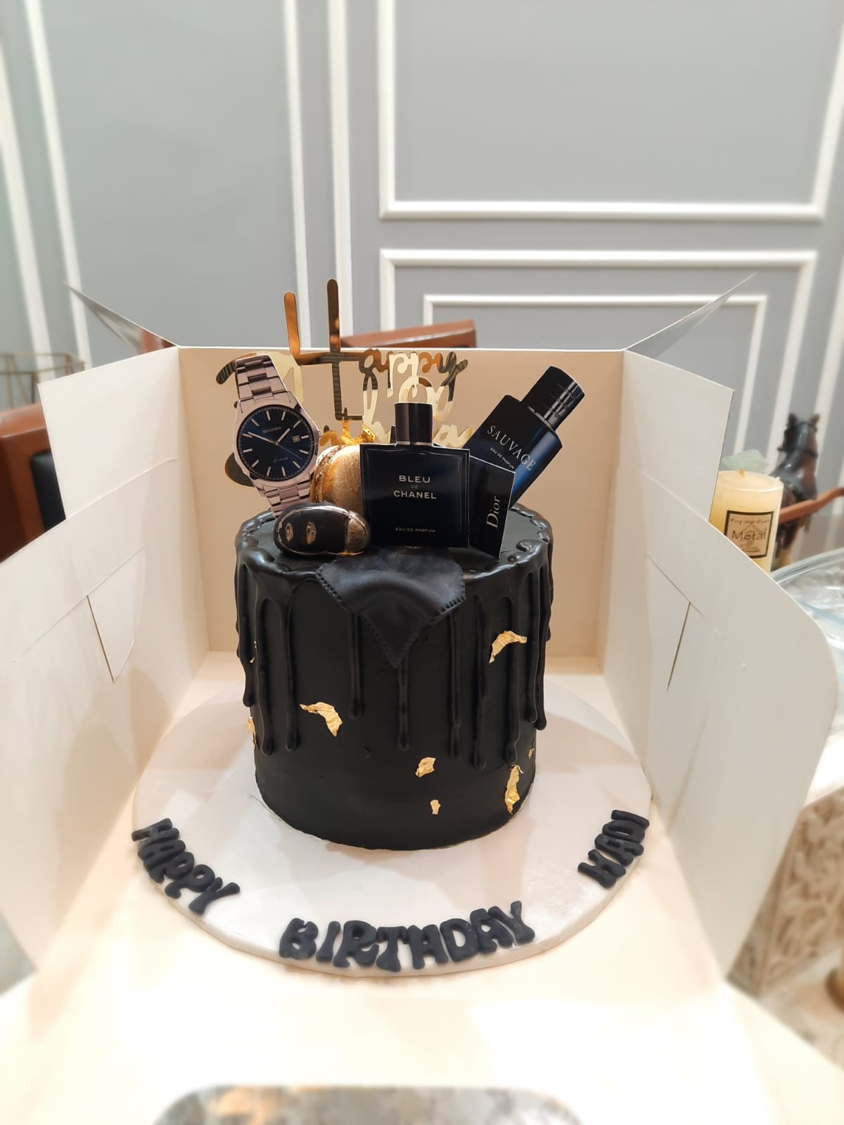 WhatsApp Image 2026-04-19 at 13.16.44 Midnight Luxe Drip Cake - Image 1