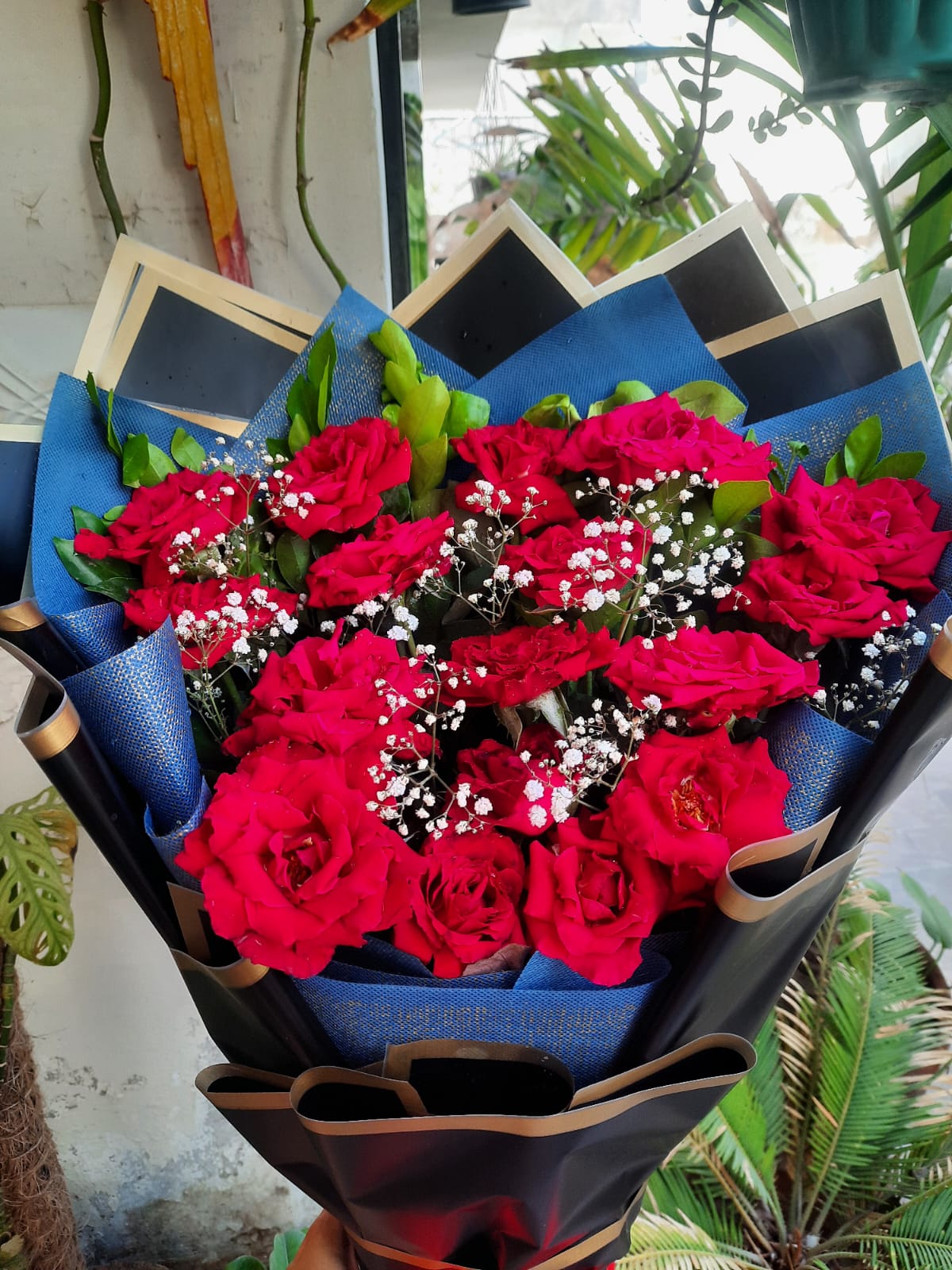 WhatsApp Image 2026-04-25 at 17.31.49 Red Roses with Gypsum - Image 1